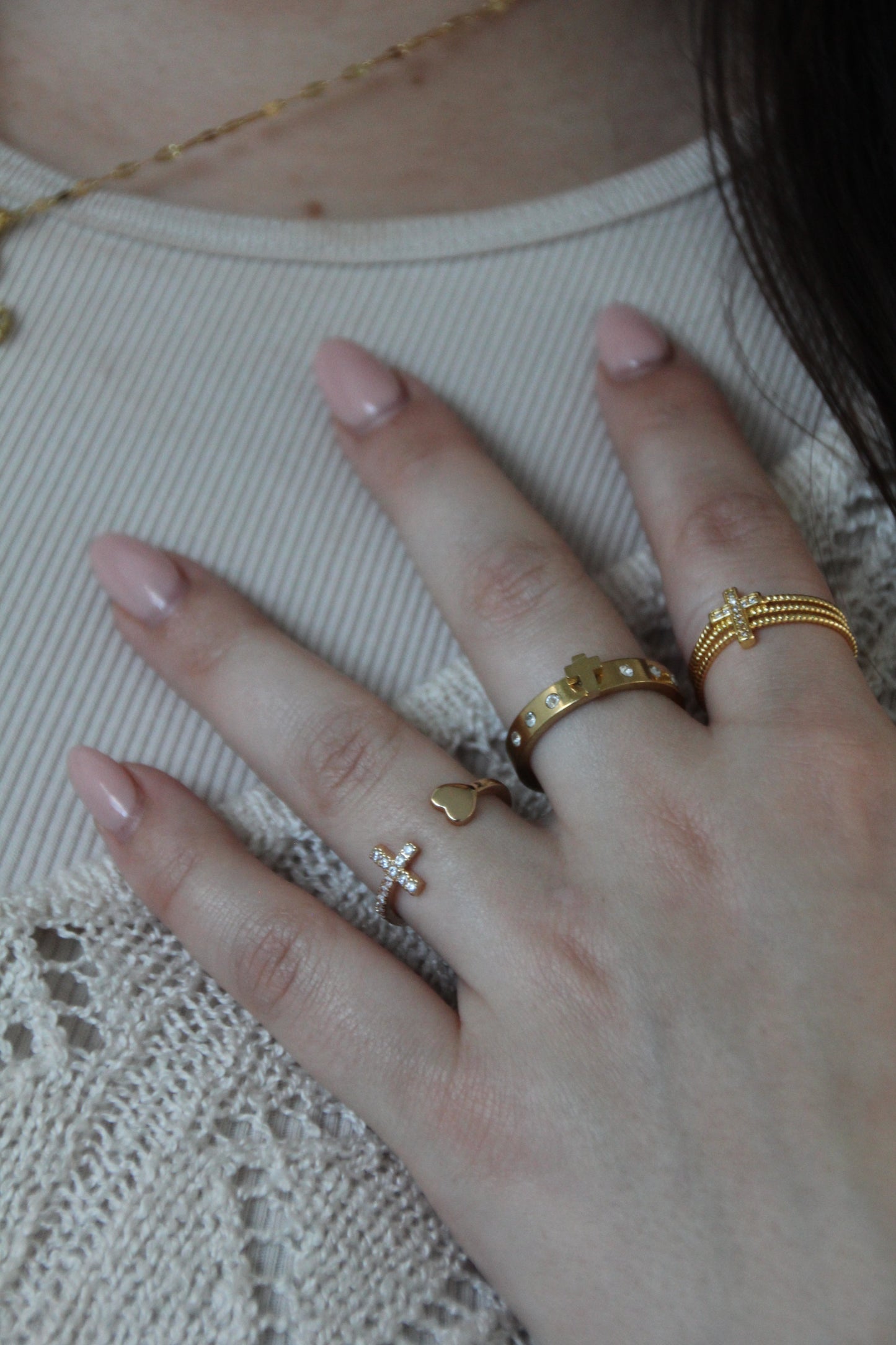 Do all things in Love Adjustable Ring - YHWH.