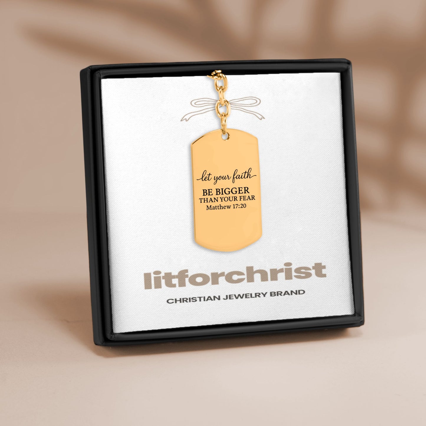 Matthew 17:20 Keychain