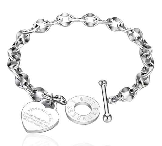 Proverbs 4:23 Bracelet - YHWH.