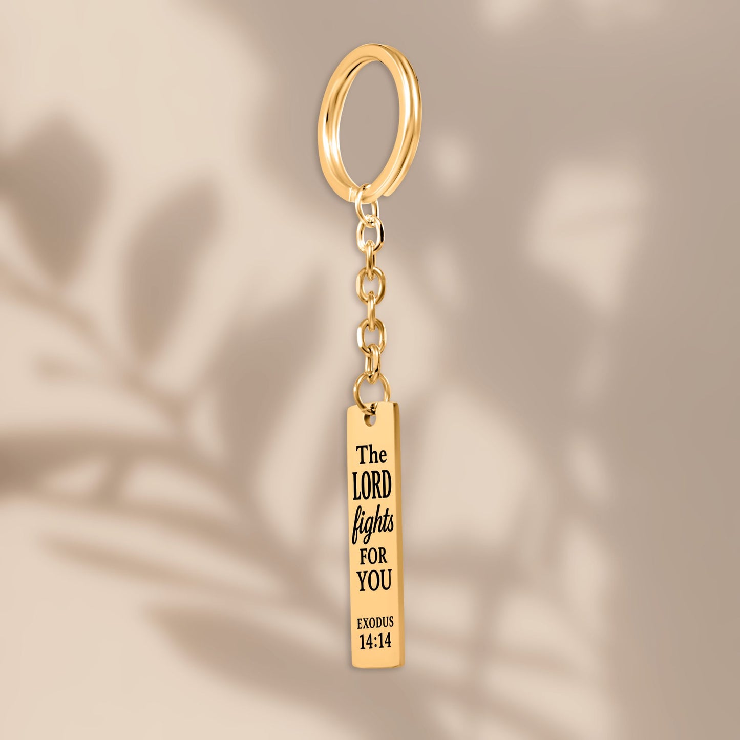 Exodus 14:14 Keychain