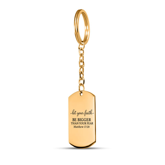 Matthew 17:20 Keychain