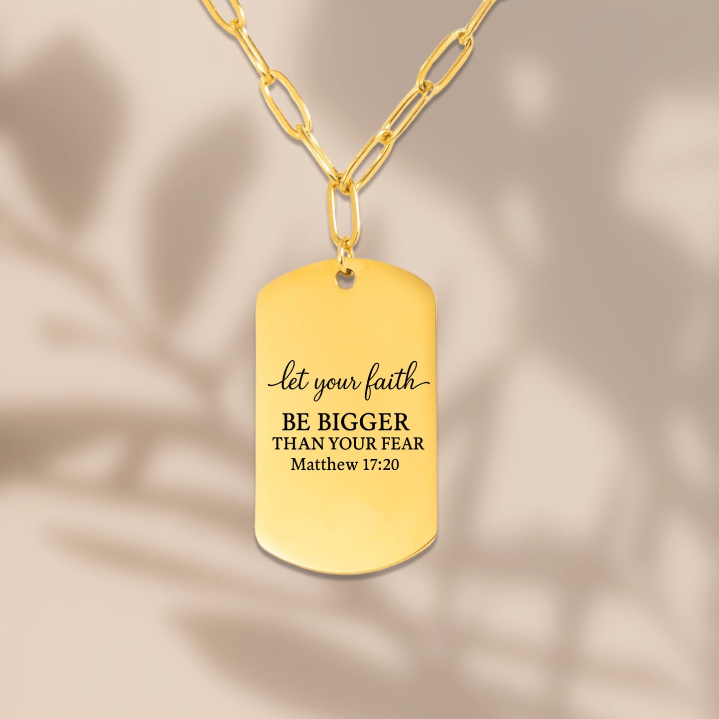Matthew 17:20 Necklace