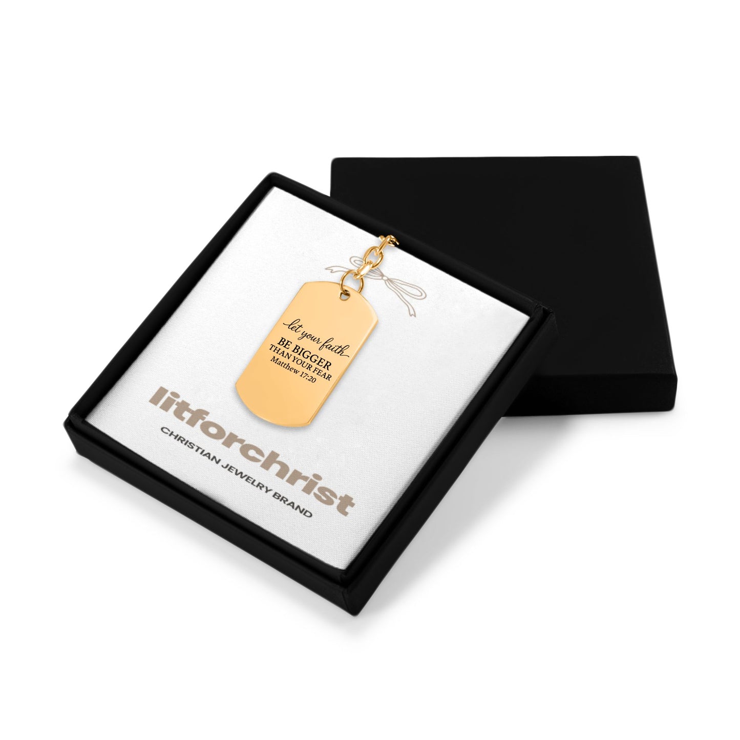Matthew 17:20 Keychain