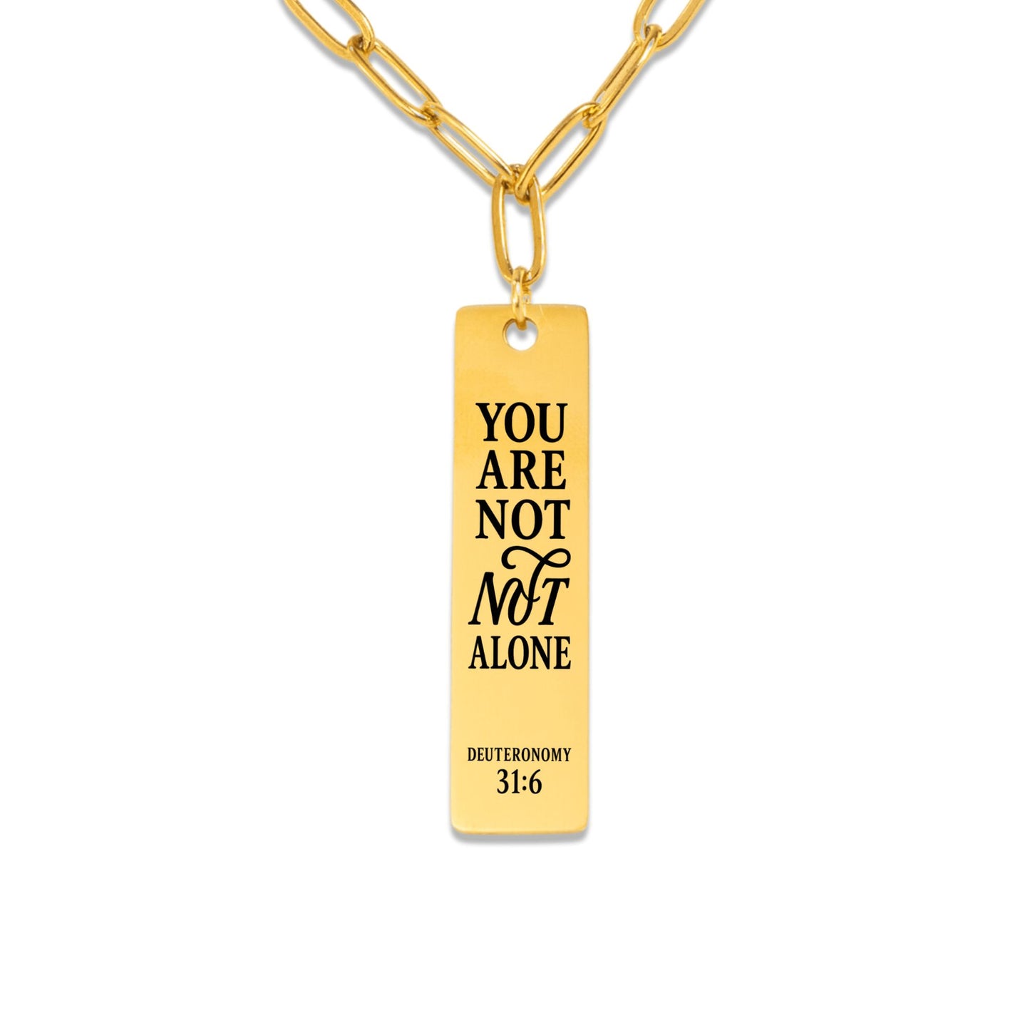 Deuteronomy 31:6 Necklace