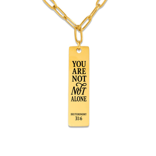 Deuteronomy 31:6 Necklace