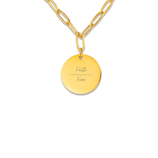 Faith Over Fear Necklace