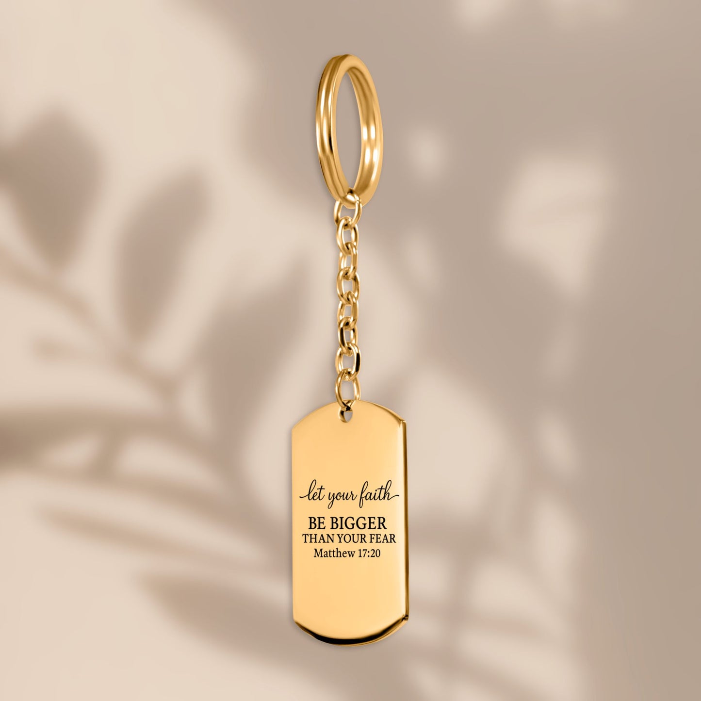 Matthew 17:20 Keychain